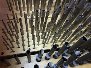 Pipes in the Grand Orgue