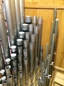 Pipes in the Grand Orgue